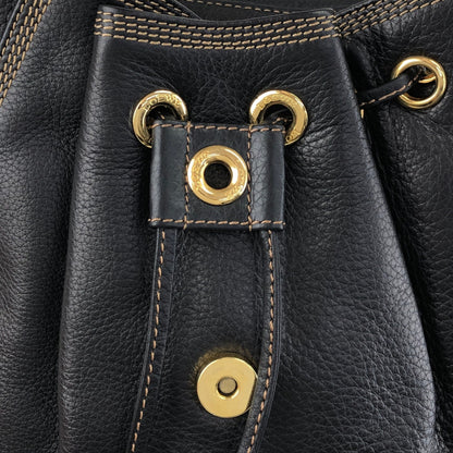 LOEWE Anagram Backpack Black Vintage 53w2pp