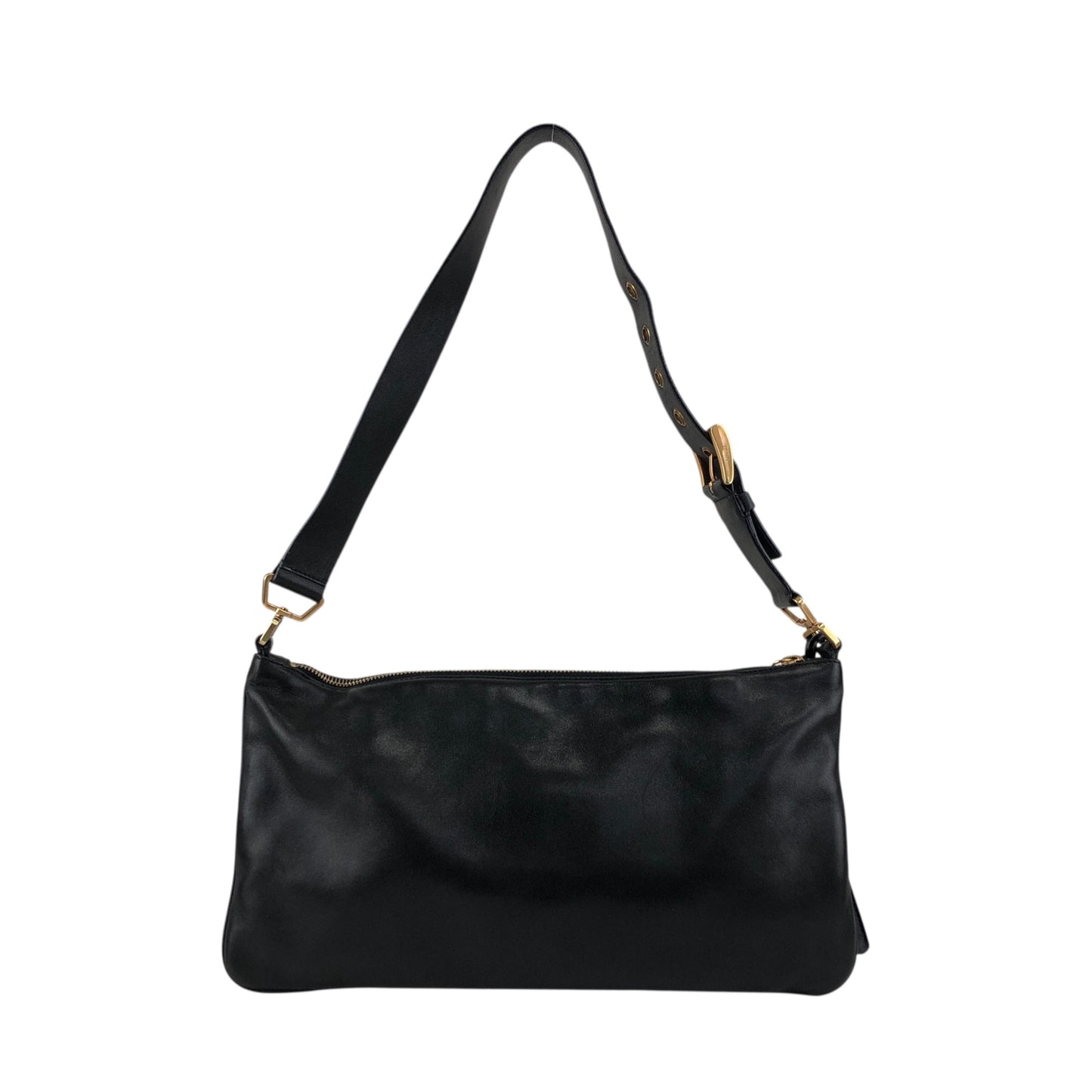 PRADA Shoulder bag Black Vintage chvuhk