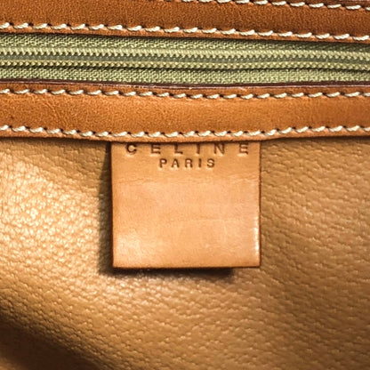 CELINE Macadam Triomphe Handbag Vanity bag Brown Vintage bfhyyr