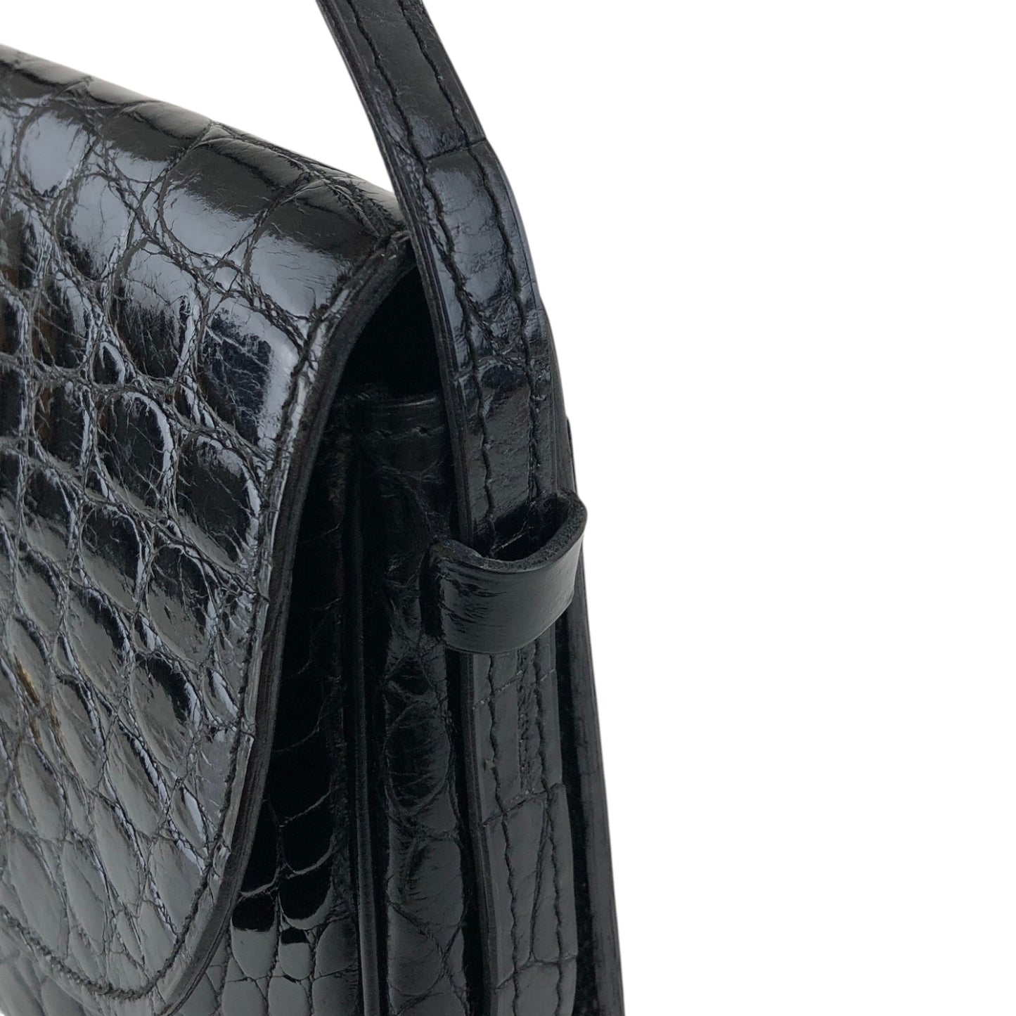CELINE Triomphe Shoulder bag Black Vintage vtsptj