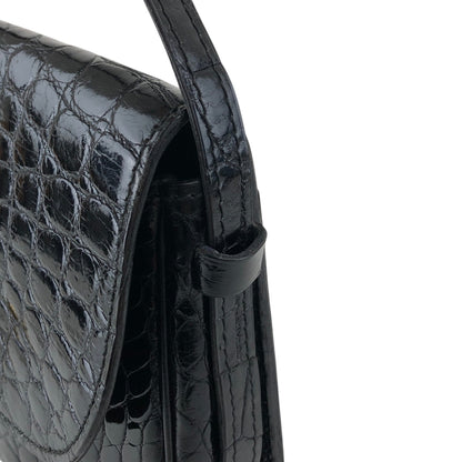 CELINE Triomphe Shoulder bag Black Vintage vtsptj