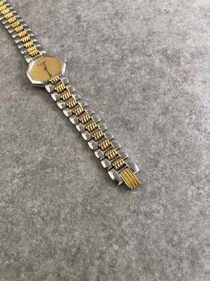 Christian Dior Quartz Watch Gold×Silver 40.203 Vintage 45bvr8