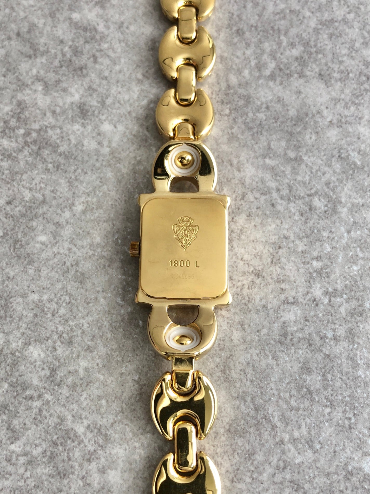 GUCCI Quartz Watch Gold 1800L Vintage wu52cy