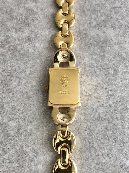 GUCCI Quartz Watch Gold 1800L Vintage wu52cy