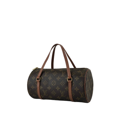 LOUIS VUITTON Monogram Handbag Brown M51366 Vintage ccsv2b