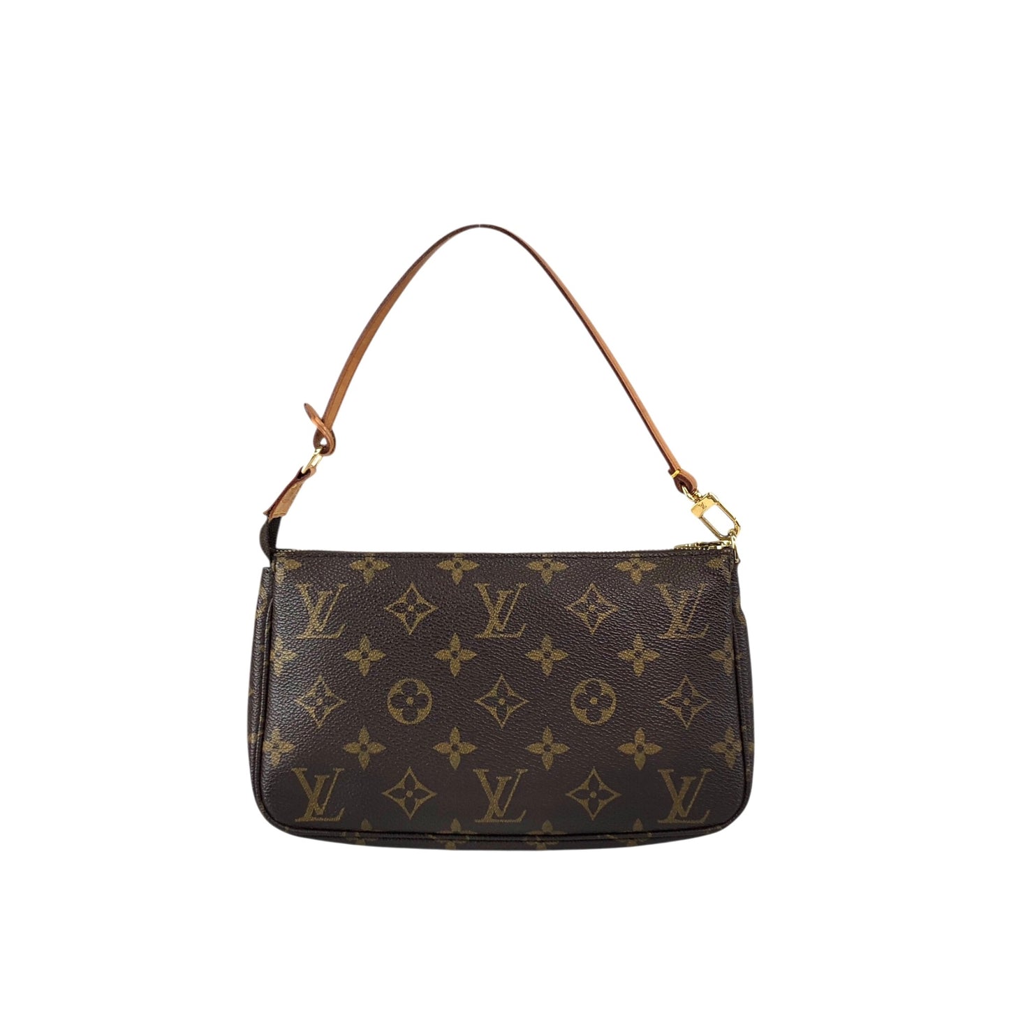 LOUIS VUITTON Monogram Small Handbag Brown M51980 Vintage vvdnun