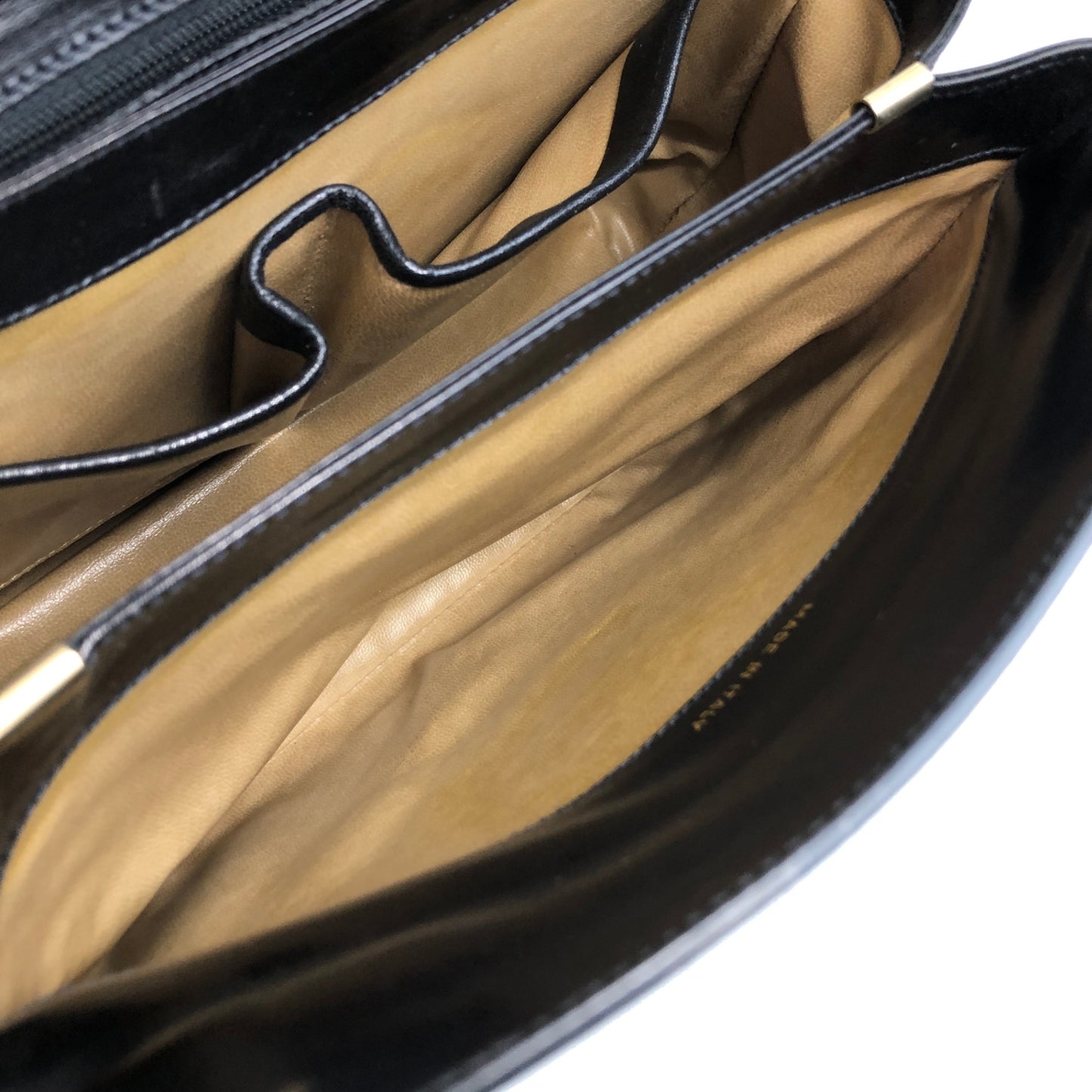 CELINE Blason Shoulder bag Black Vintage jvmcjz