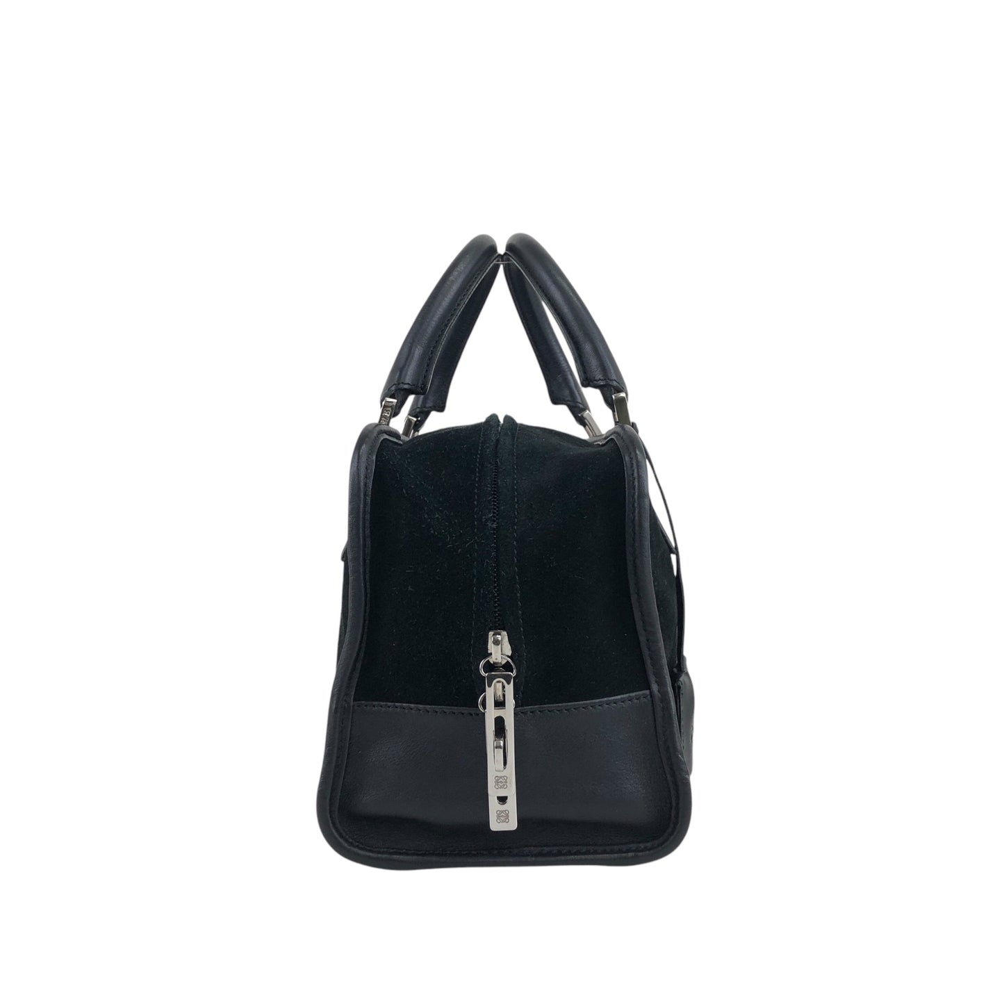 LOEWE Amazona28 Anagram Handbag Boston bag Black Vintage f8gywz