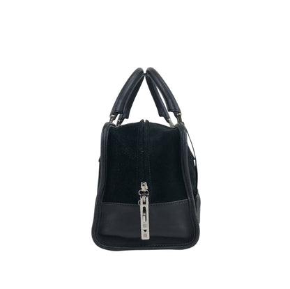LOEWE Amazona28 Anagram Handbag Boston bag Black Vintage f8gywz