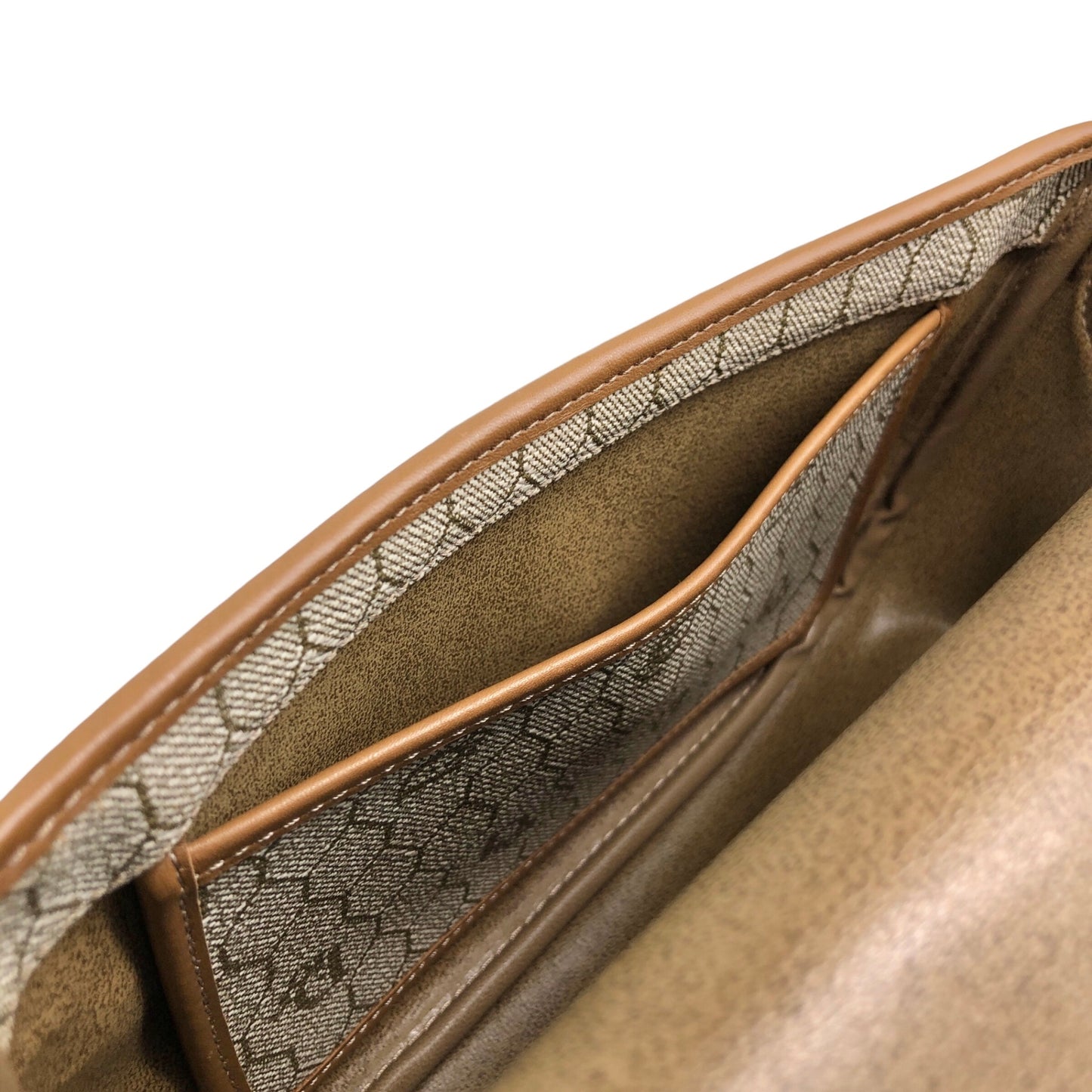 Christian Dior Honeycomb Pattern Shoulder bag Beige Vintage wvwdbt