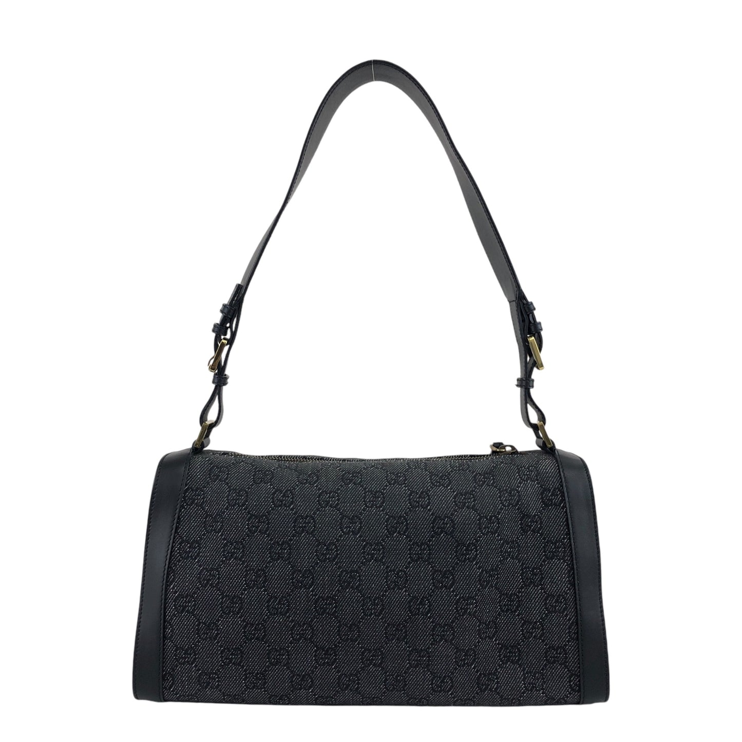 GUCCI GG Canvas Shoulder bag Black Vintage bmvpb5