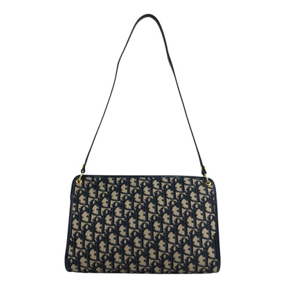 Christian Dior Trotter Shoulder bag Navy Vintage s83xi3