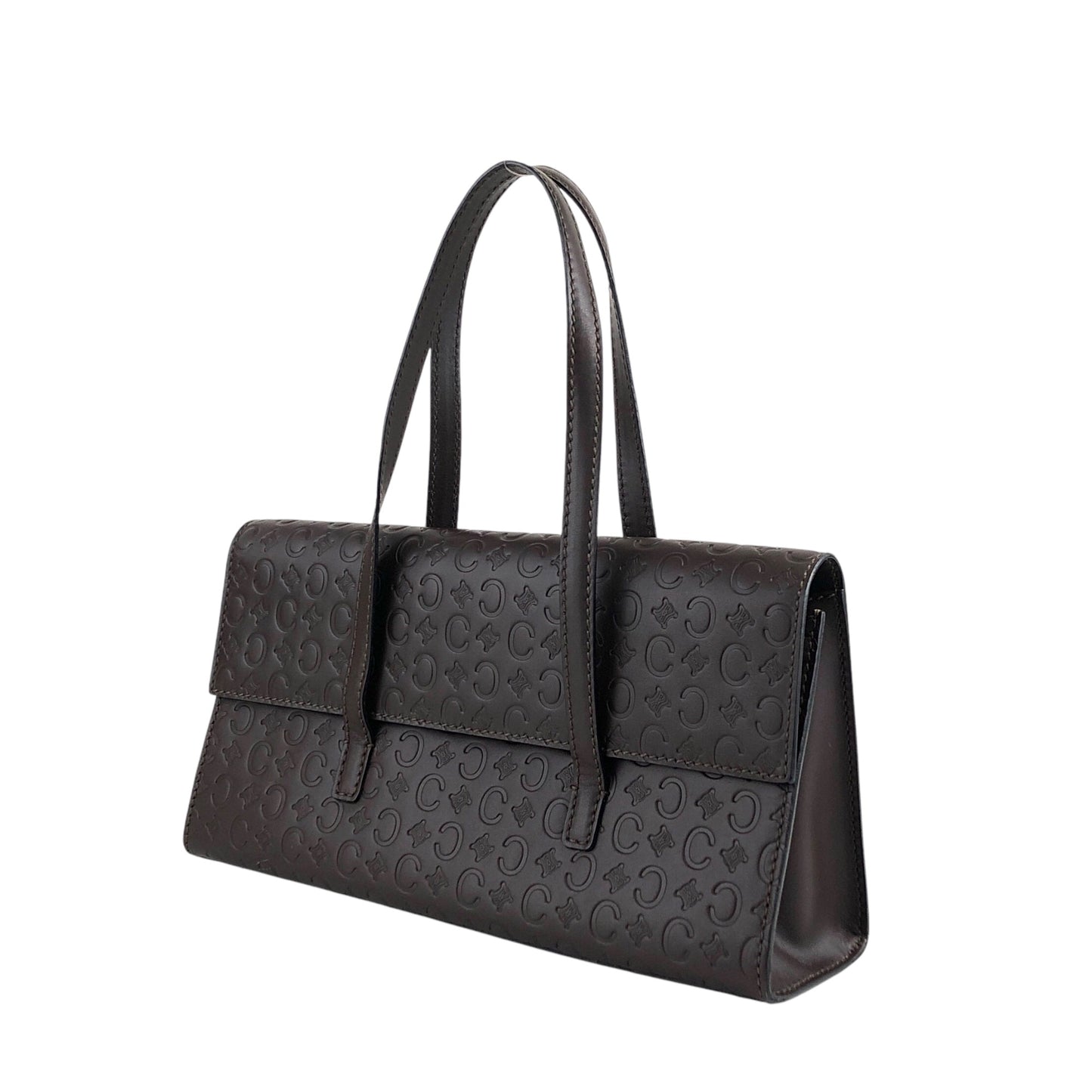 CELINE Handbag Brown Vintage ksjjkd