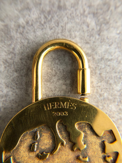 HERMES Padlock Gold Vintage zmavc5