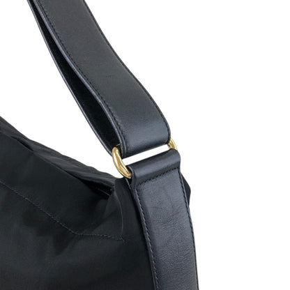 Salvatore Ferragamo Vala Ribbon Shoulder bag Hobobag Black Vintage ayh78w