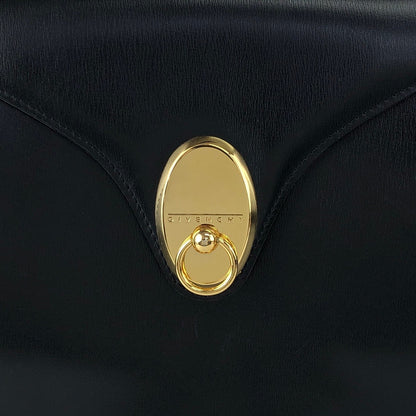 GIVENCHY Top Handle Handbag Black Vintage 8gf8y4