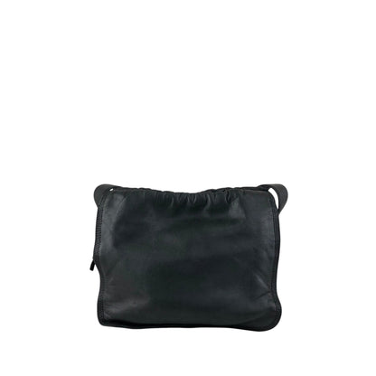 LOEWE Anagram Shoulder bag Black Vintage cdbjnf