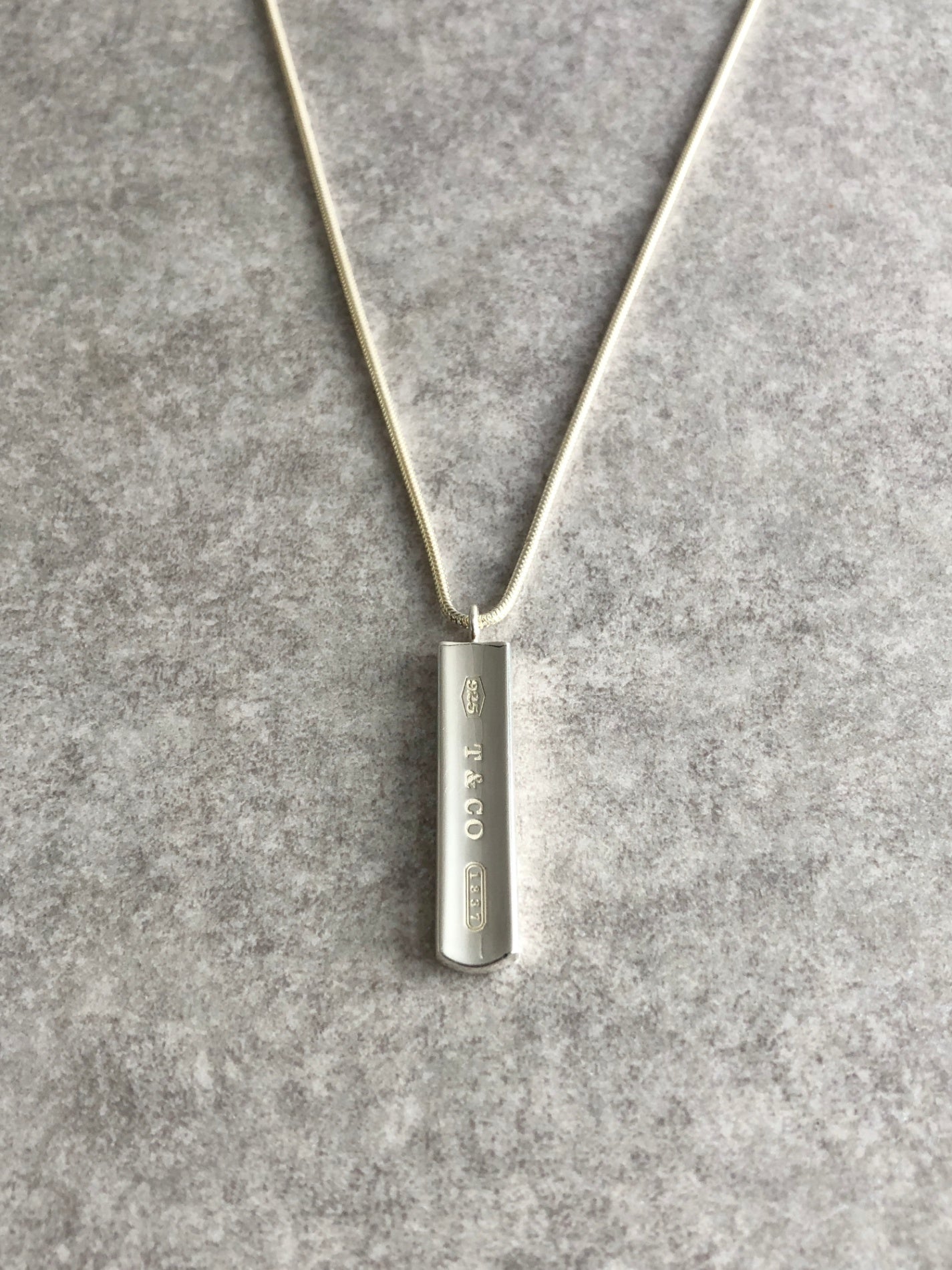 Tiffany & Co. SILVER925 Necklace Silver Vintage h2ygwh