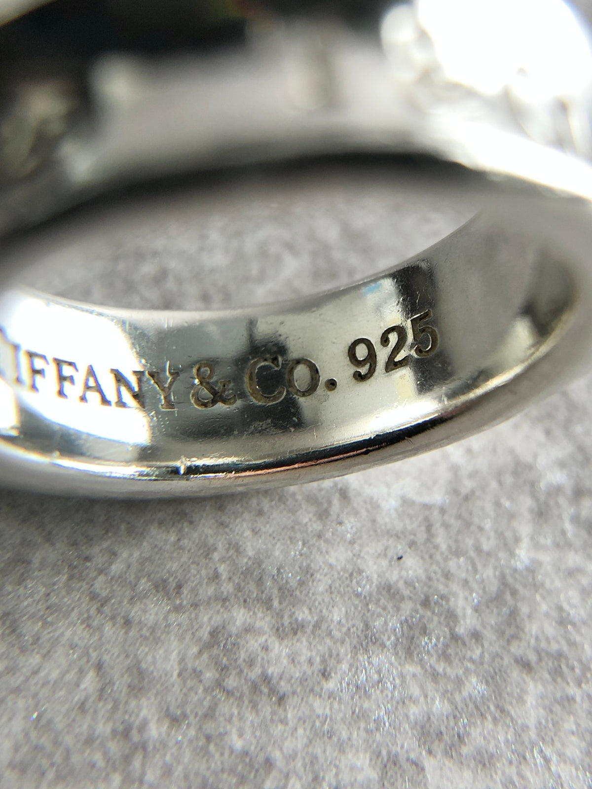 Tiffany & Co. SILVER925 Ring Silver Vintage eeebb6