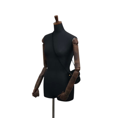 CELINE Blason Small Shoulder bag Black Vintage p8xbtw