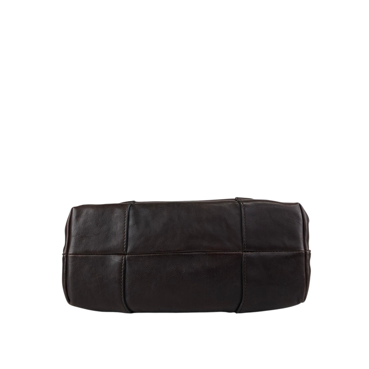 CELINE Horse Carriage Handbag Brown Vintage xsytb4