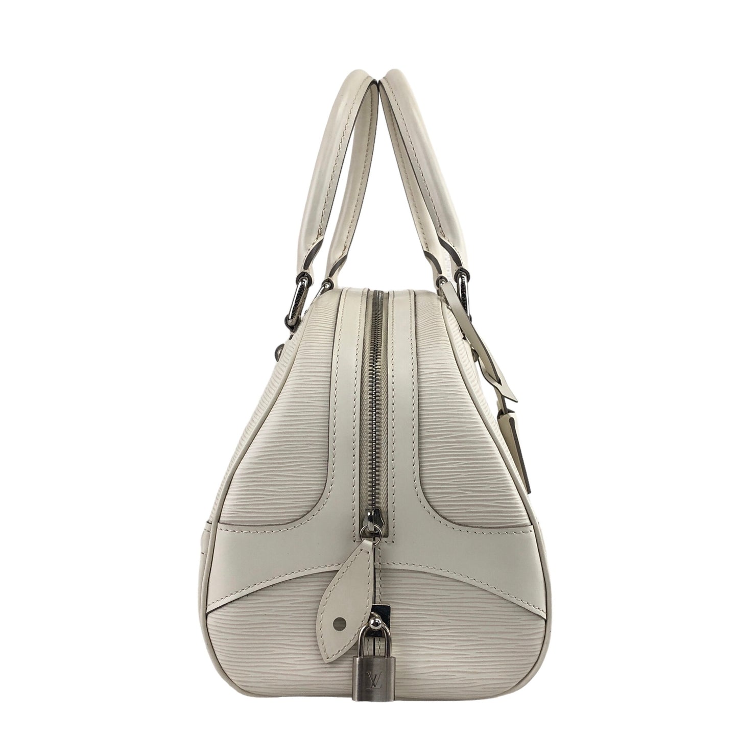 LOUIS VUITTON Epi Handbag White Vintage br6iiz