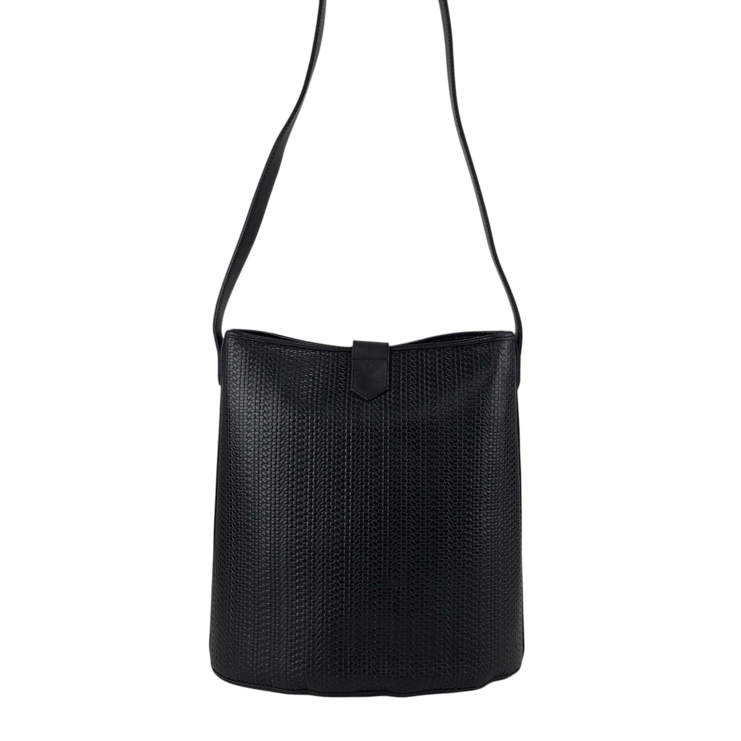 Christian Dior Logo Shoulder bag Black Vintage ysncmj