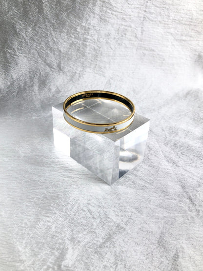 HERMES Bangle White Vintage x2rrgb