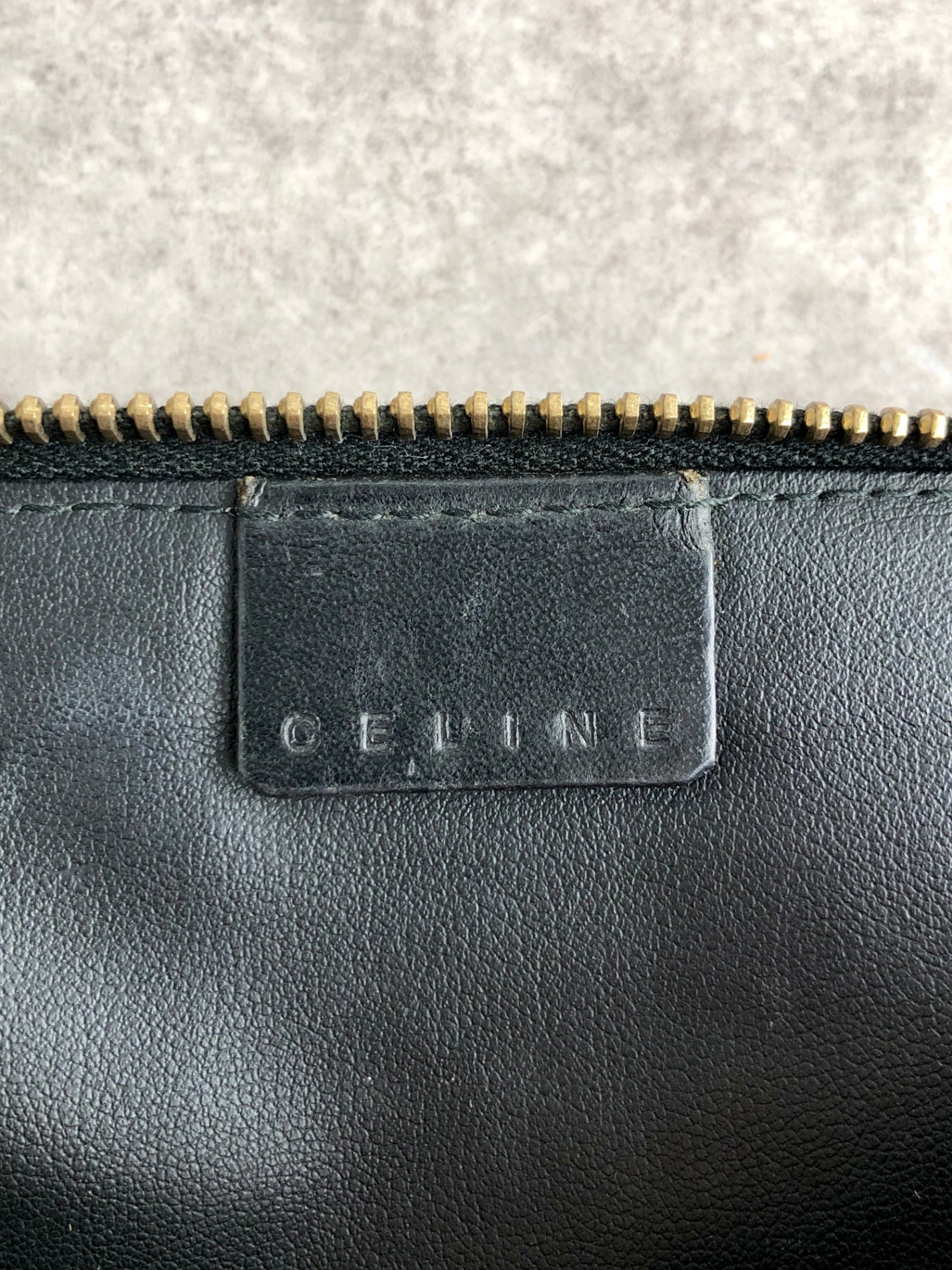 CELINE Pouch Black Vintage 3iant2