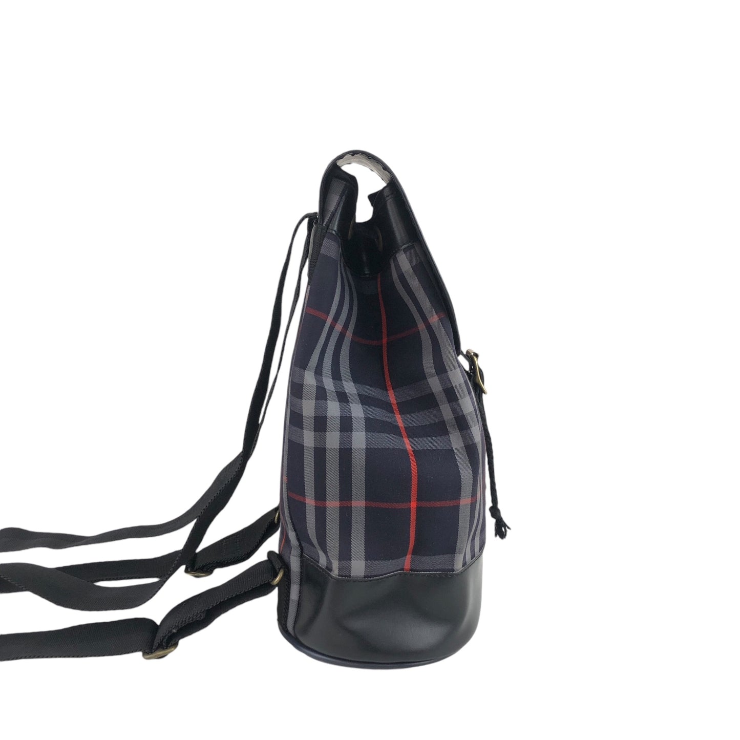 BURBERRY Logo Backpack Navy Vintage trbpyn