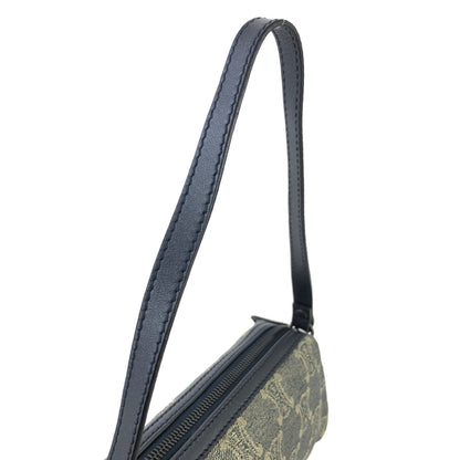 CELINE Paris Macadam Denim Hobobag Handbag Light Blue Vintage sb655g