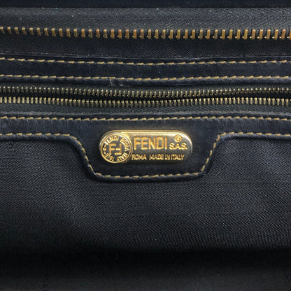 FENDI Pecan Two-way Small Boston bag Shoulder bag Black Vintage 3d83yd