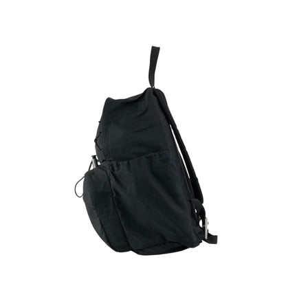 PRADA Tessuto Triangle Logo Backpack Black Vintage 8a5c5r