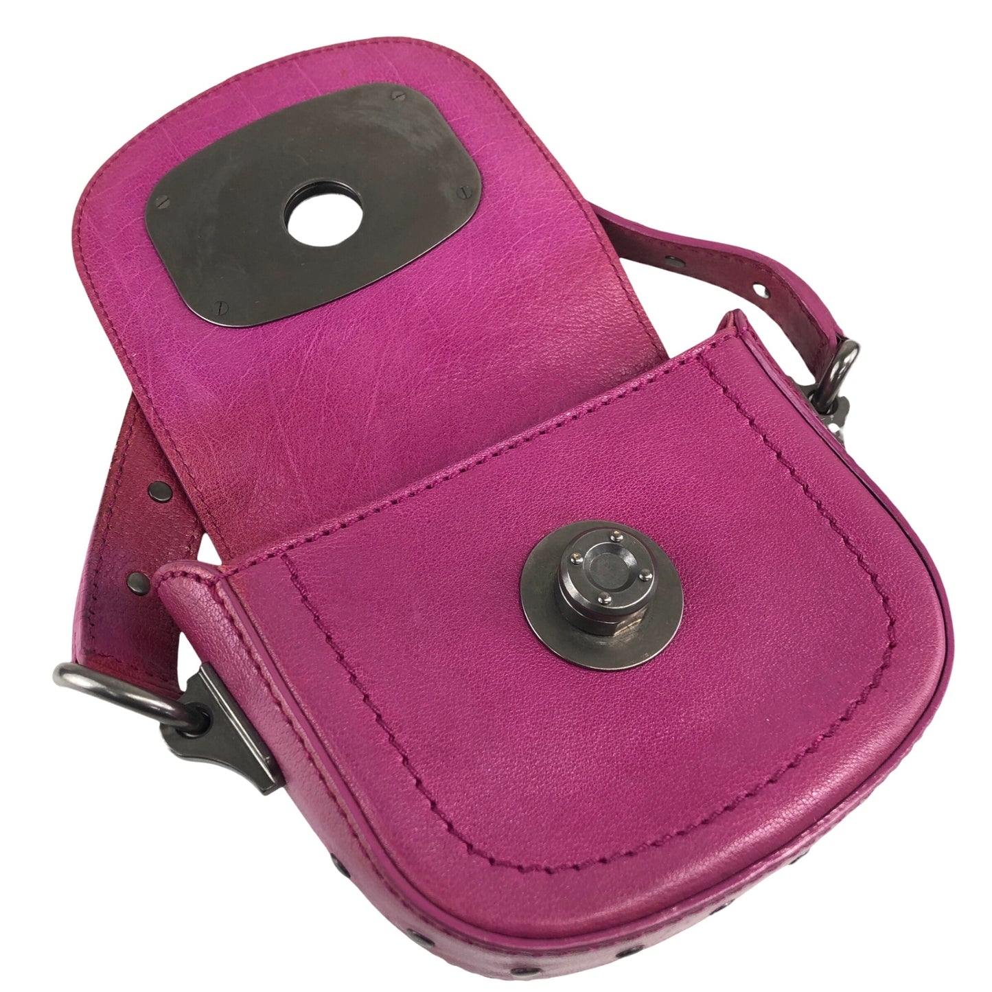 CELINE Stud Small Shoulder bag Pink Vintage hvizvp