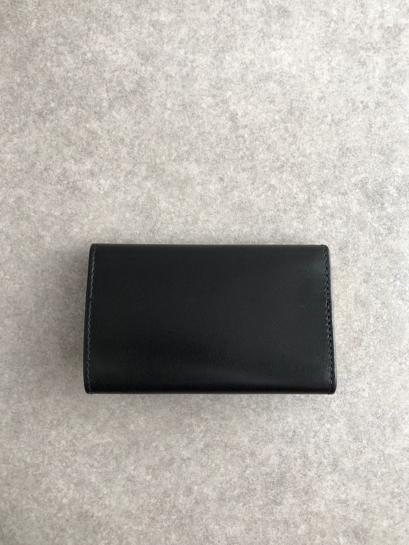 Christian Dior Logo Key Case Black Vintage s324bp
