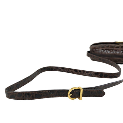 Salvatore Ferragamo Vala Ribbon Shoulder bag Brown Vintage xth3zu