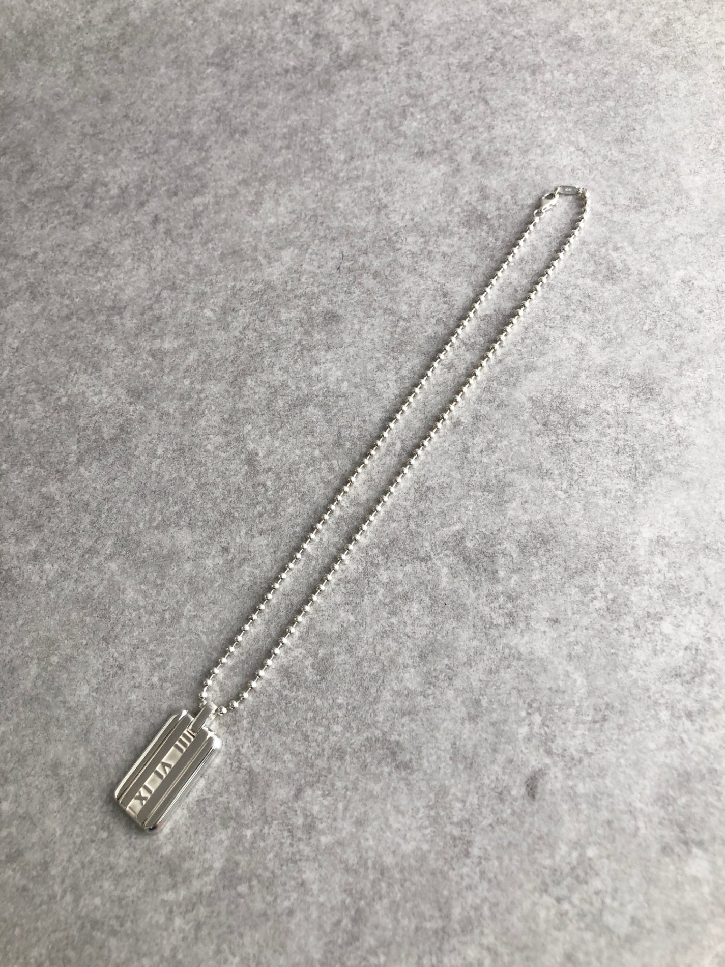 Tiffany & Co. SILVER925 Necklace Silver Vintage eejfjj