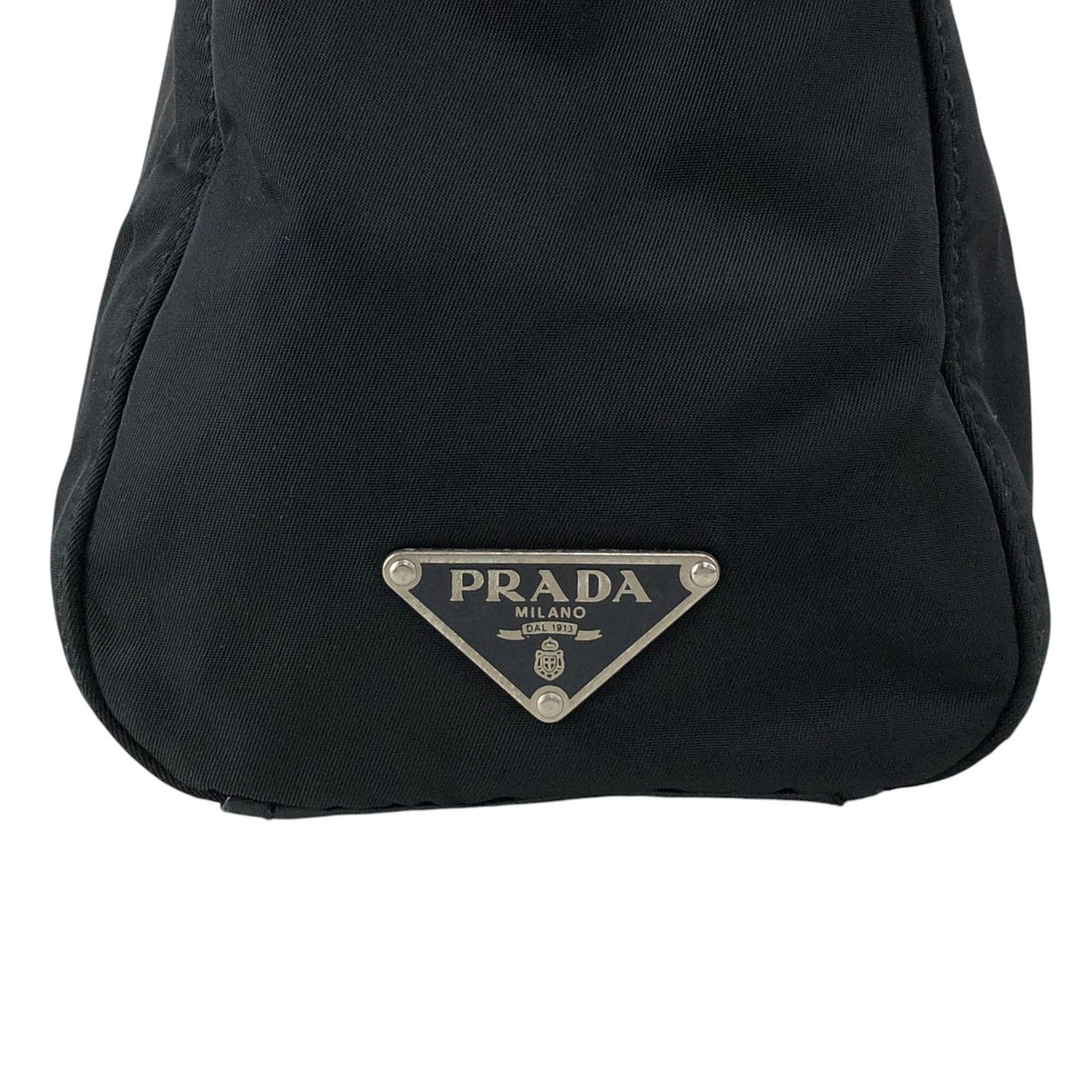 PRADA Push lock Shoulder bag Black Vintage vyves6