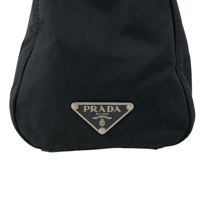 PRADA Push lock Shoulder bag Black Vintage vyves6