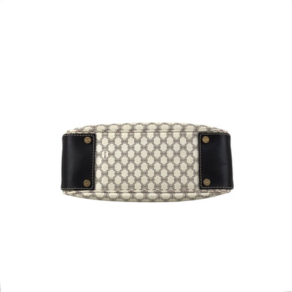 CELINE Macadam Shoulder bag White Vintage sf8jz2