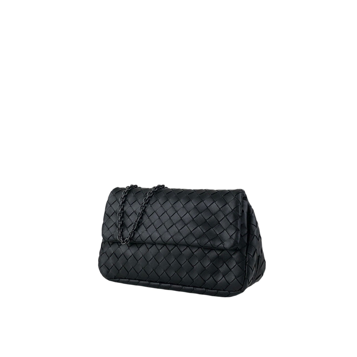Bottega Veneta Intrecciato Shoulder bag Black Vintage 37ps5x