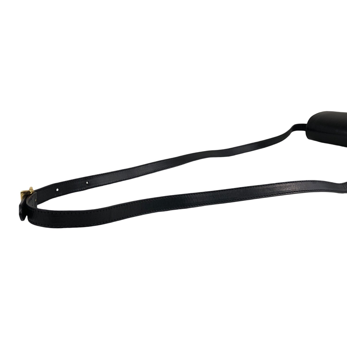 Salvatore Ferragamo Gancini Ribbon Shoulder bag Black Vintage 3wugs6
