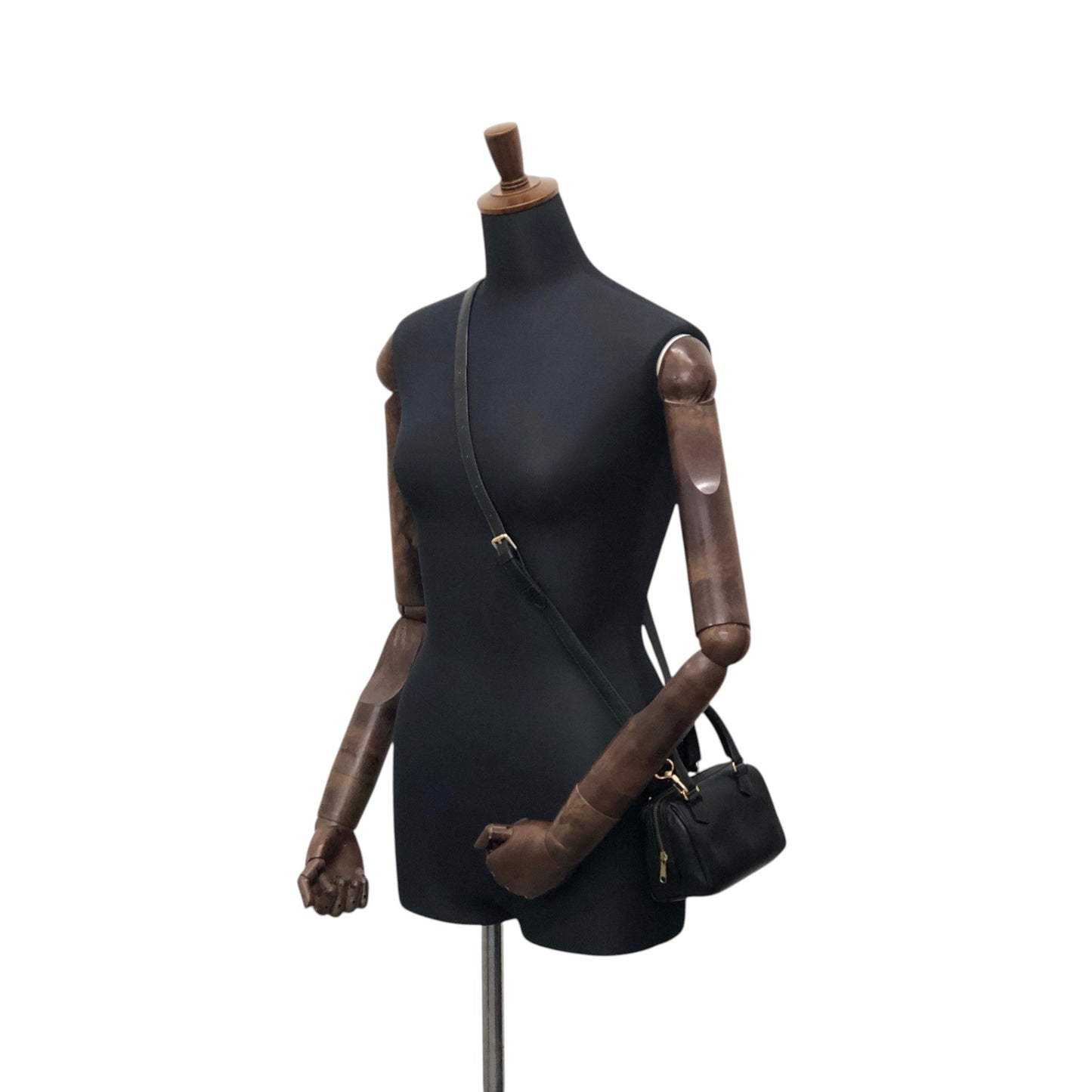 CELINE Two-way Small Boston bag Shoulder bag Black Vintage xd3b63