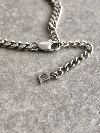 Christian DiorLogo Motif  Bracelet Silver Vintage vuk52b
