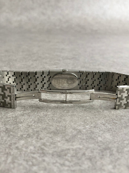 Christian Dior Quartz Watch Silver Vintage f7cub2