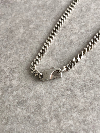 GUCCI Interlocking Necklace Silver Vintage fw6zza