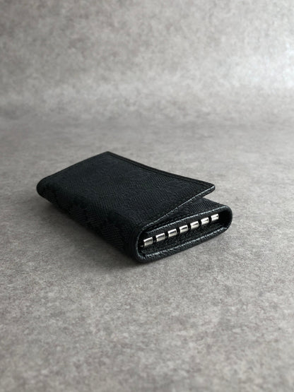 GUCCI GG Canvas Key Case Black 04564R F40IR 1000 Vintage ureigf