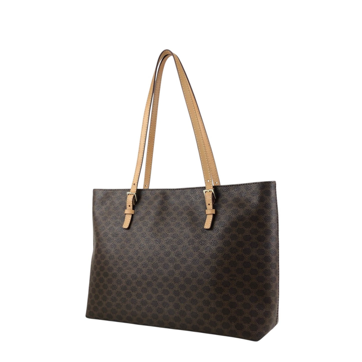 CELINE Macadam Handbag Totebag Brown Vintage 37xgc6