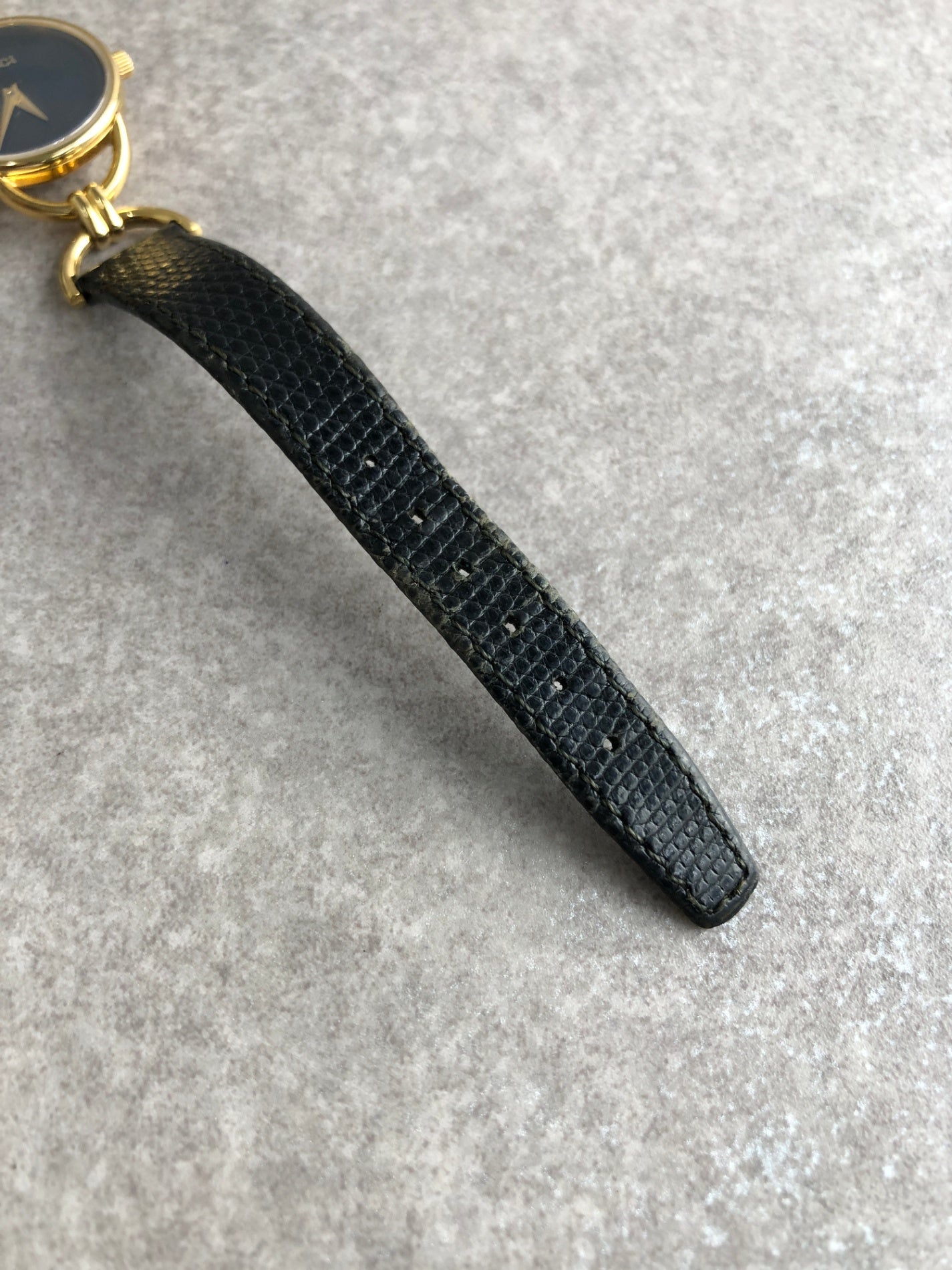 GUCCI Quartz Watch Black 6000L Vintage yav34a