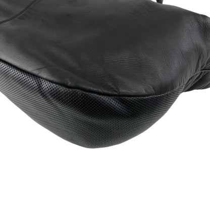 LOEWE Logo Shoulder bag Black Vintage yzt8gu